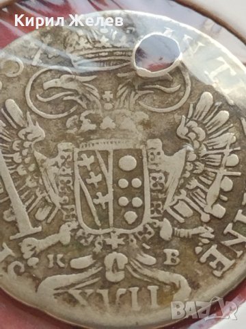 Сребърна монета 17 кройцера 1760г. Франц първи Кремниц Свещена Римска Империя 12213, снимка 9 - Нумизматика и бонистика - 42987092