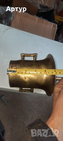 Месингово хаванче 2 кг., снимка 4 - Антикварни и старинни предмети - 53248776