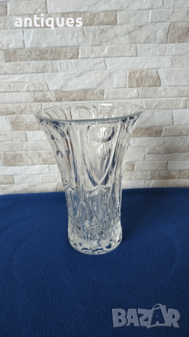 Голяма кристална ваза - Завод Китка - 22см