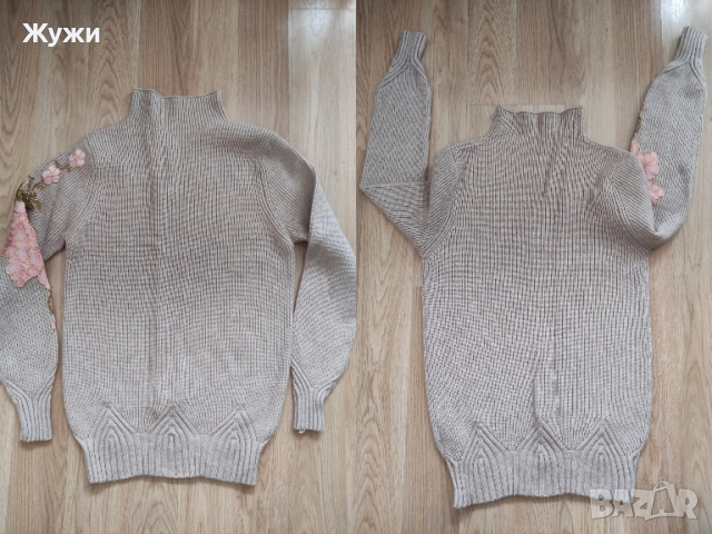 НАМАЛЕНИЕ 10% НА ВСИЧКО В ТАЗИ ОБЯВА!!!ДАМСКИ блузи, размер М, различни модели., снимка 16 - Блузи с дълъг ръкав и пуловери - 47599961