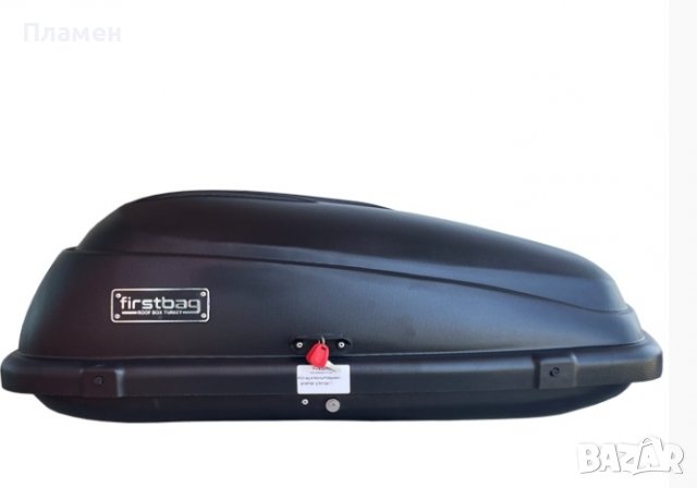 Автобокс, багажна кутия багажник за таван FIRSTBAG 250 л. Черен  115 х 75 х 43 см., снимка 4 - Аксесоари и консумативи - 36969537