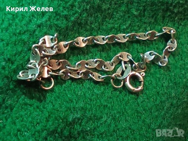 ИЗИСКАНА ВИНТИДЖ АРТ ПЛЕТКА СРЕБЪРНА ГРИВНА СРЕБРО 925 ПРОБА ПОДХОДЯЩА и За ГЛЕЗЕН 25287, снимка 2 - Гривни - 40487711