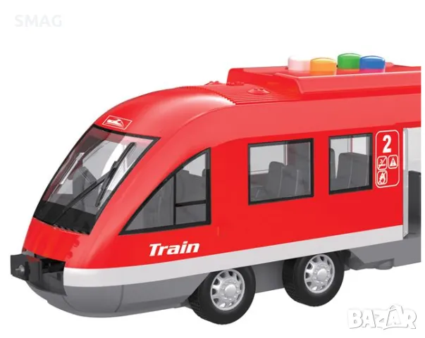 Градски трамвай с отварящи се врати и звуци S_1209587, снимка 2 - Влакчета, самолети, хеликоптери - 47905110