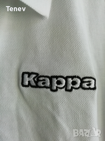 Kappa оригинална бяла мъжка тениска размер XL, снимка 3 - Тениски - 36573722