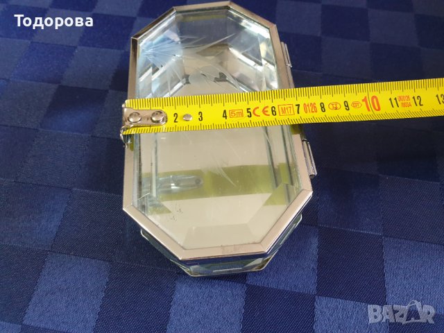 Кутия за бижута от кристално фасетно стъкло, снимка 6 - Антикварни и старинни предмети - 43593862