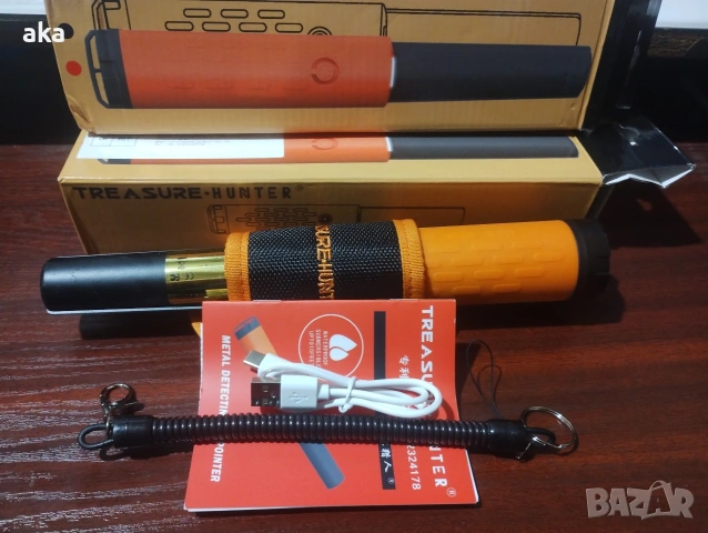 Преносим детектор за метал TERASURE-HUNTER водоустойчив пинпойнтер металотърсач , снимка 10 - Други инструменти - 53599128