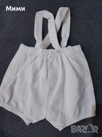 Къси панталонки с презрамки, снимка 2 - Панталони и долнища за бебе - 37157928