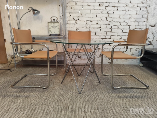 Конзолен стол стил bauhaus