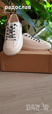 мъжки кожени кецове, снимка 2 - Кецове - 50701591