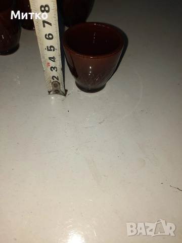 Ретро керамични Битови сервизи за ракия, снимка 10 - Сервизи - 52860811