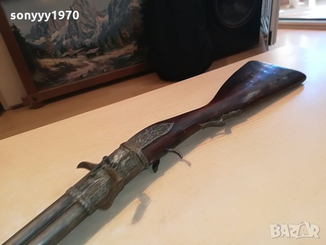 АНТИКА-пушка антика-метал/дърво 102см 3005211145, снимка 11 - Антикварни и старинни предмети - 33044209