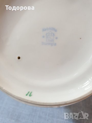 Старинна порцеланова фигура-Katzhütte -Thuringia, снимка 6 - Антикварни и старинни предмети - 43684059