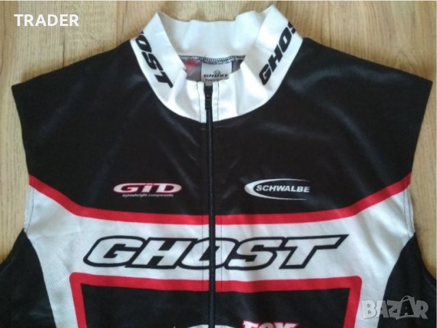 вело джърси тениска GHOST SHIMANO ROCK SHOX bicycle gear, снимка 3 - Спортни дрехи, екипи - 30574612