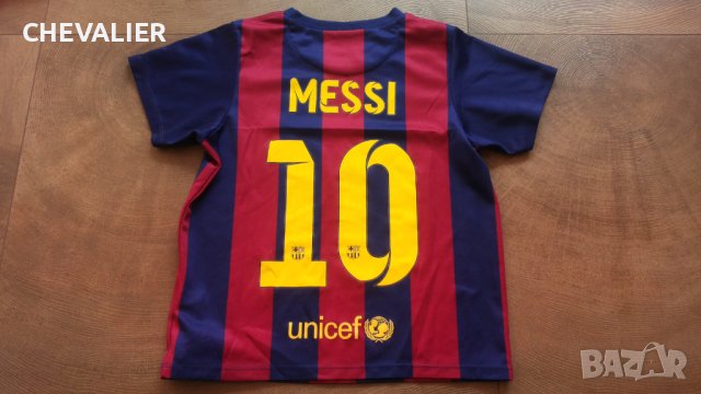 NIKE MESSI FC BARCELONA Kids Football T-Shirt размер 7-8 години / 122-128 см детска тениска 35-59, снимка 2 - Детски тениски и потници - 43545138