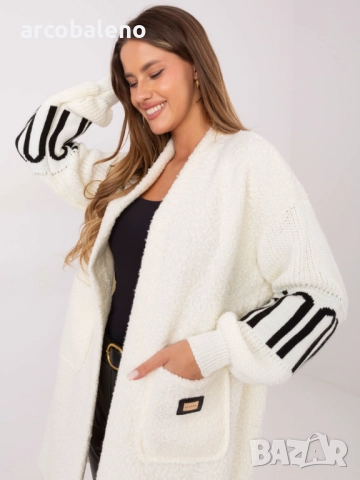 Дамска жилетка от букле с джобове, 4цвята , снимка 11 - Жилетки - 52028469