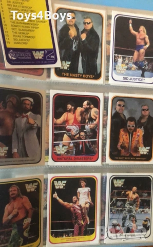Merlin Vintage WWF Trading Cards Complete Album 1991, снимка 3 - Колекции - 53337024