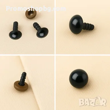 Кутия 560 части черни и цветни очи и нослета за плетени играчки MAALEO, амигуруми, снимка 4 - Други - 50252871