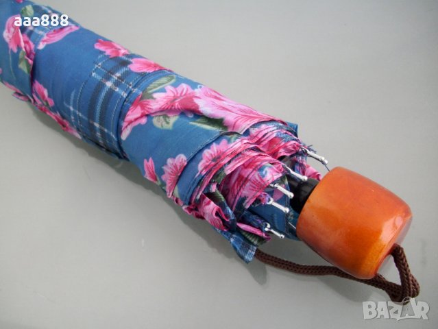 Дамски сгъваем чадър, снимка 3 - Други - 28347398