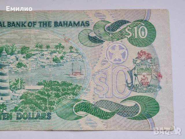 RARE.  BAHAMAS 🇧🇸  10 DOLLARS 1996, снимка 7 - Нумизматика и бонистика - 34990992