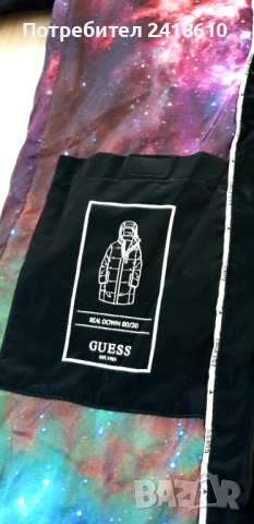 Guess Mens Down Water Repellent Jacket Size 48 / M  НОВО! ОРИГИНАЛ! Мъжко Зимно пухено Яке - Парка!, снимка 10 - Якета - 52806160