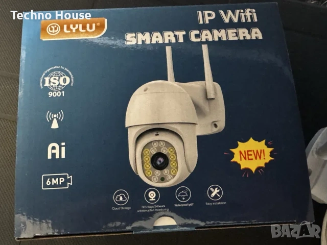 Куполна IP безжична WIFI камера за видеонаблюдение, снимка 2 - IP камери - 53159913