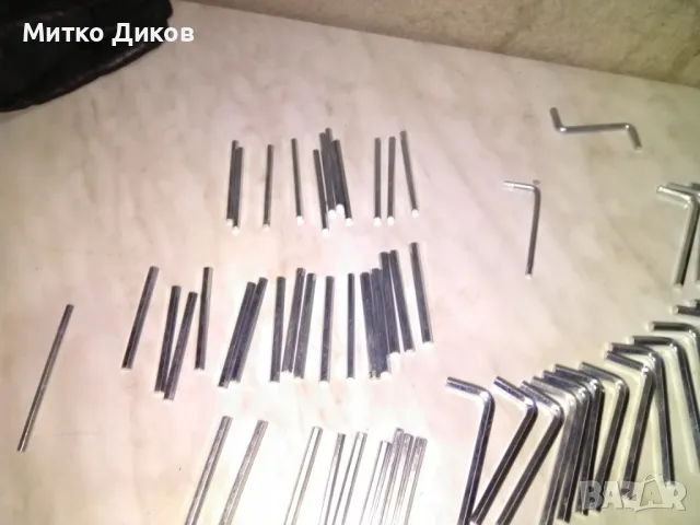 Щестограм и метални пръчки 41бр и 52бр нови, снимка 6 - Други инструменти - 49227346