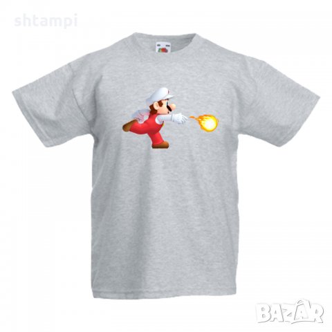 Детска тениска Супер Марио Super Mario 8, снимка 5 - Детски Блузи и туники - 33083239
