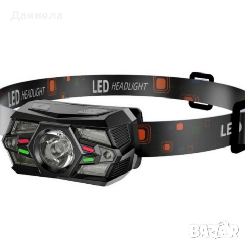 LED челник BL-CT108 с PIR сензор за безконтактно включване, водоустойчив и лек, снимка 5 - Други стоки за дома - 53354342