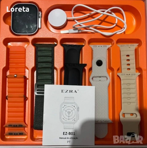 Стилен смарт часовник, Smart Watch Ezra, 1 г Гаранция , снимка 4 - Смарт часовници - 53412837