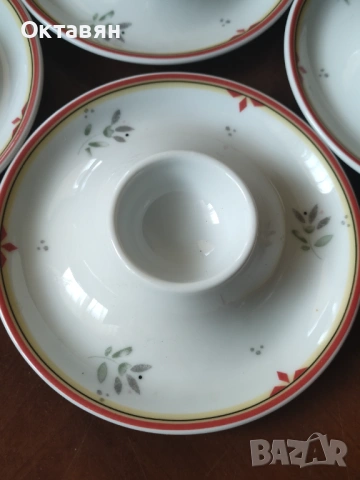 Порцеланови поставки за яйца, коктиери, снимка 4 - Сервизи - 53217369