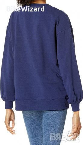 The Drop Kiko Дамска блуза с голямо деколте, син, XS НОВА, снимка 3 - Блузи с дълъг ръкав и пуловери - 39705056