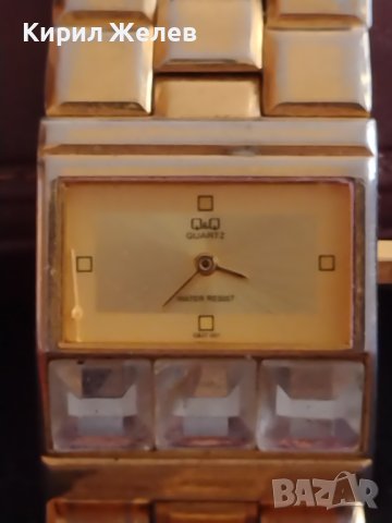 Луксозен дамски часовник Q/Q JAPAN MOVT с кристали изискан 42790