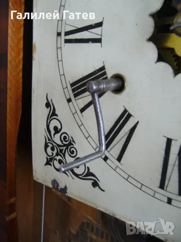 Старинен Стенен Часовник Brass Clocks - Работещ, снимка 6 - Антикварни и старинни предмети - 49627347