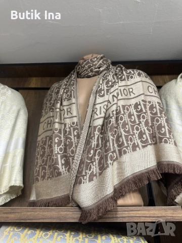 Шалчета LV, Chanel, Hermes, Dior, снимка 2 - Шалове - 52980363