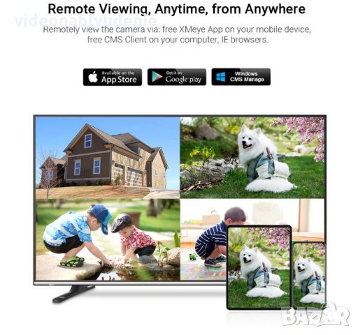 Super Ultra HD 5 MPx  2592*1944 IR-CUT Onvif H.265 IP Камера HI3516EV300 1/2.8" Sony IMX335 15к/сек., снимка 10 - IP камери - 28773577