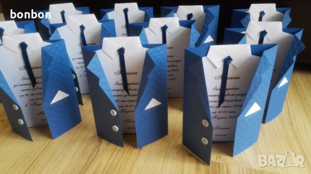 Покана смокинг , снимка 9 - Покани - 39750213