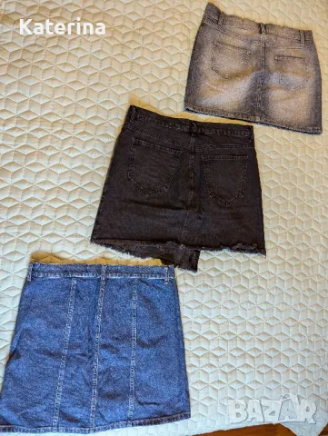 Дънкови поли, снимка 2 - Поли - 50167119