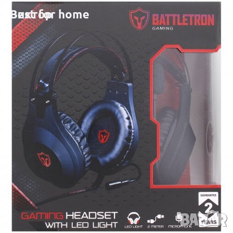 Геймърски слушалки за PS4 Battletron Gaming-Headset , снимка 4 - Аксесоари - 32545576