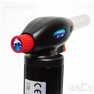 Кухненска газова горелка за топене Turbo Torch 1300  кухненска сладкарска крем брюле горене ремонт, снимка 2 - Други инструменти - 9653709