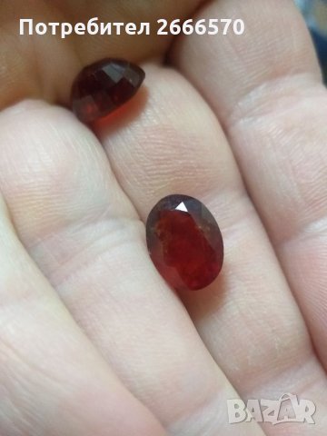 Два бр хесонит със сертификат , рубин , диамант , смарагд , сапфир, снимка 5 - Колекции - 35358747