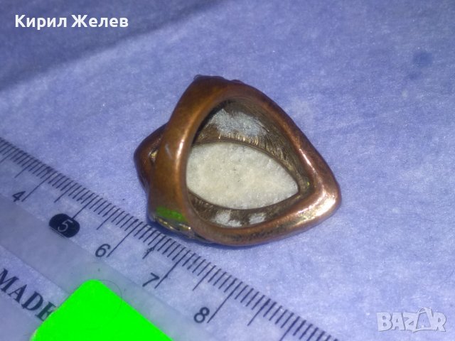 СТИЛНО ОРНАМЕНТИРАН МЕДЕН РЕТРО - АРТ СКЪПОЦЕНЕН ПРЪСТЕН 36965, снимка 9 - Пръстени - 39715080