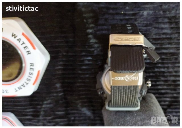 ЧАСОВНИК EXPONI СРЕБРИСТИ ЦИФРИ -  НОВО.., снимка 9 - Мъжки - 38472331