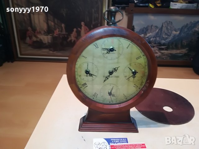 world time-АНТИК//часовник 3105211611, снимка 4 - Антикварни и старинни предмети - 33059263