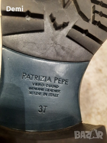 Черни боти ботуши Patrizia Pepe , снимка 7 - Дамски боти - 52025307