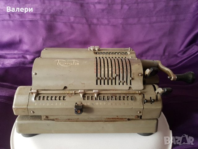 Сметачна Машина Triumphator Антика , снимка 3 - Антикварни и старинни предмети - 40748052