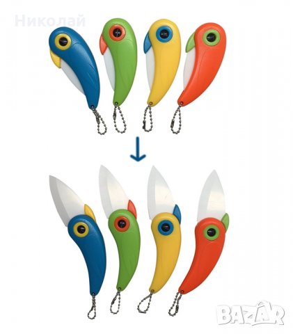 Сгъваем джобен нож птица , папагал , канарче, снимка 2 - Ножове - 27158924