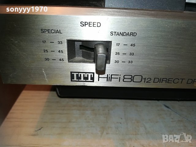 itt hifi 8012 грамофон внос switzerland 1505211923, снимка 10 - Грамофони - 32887130