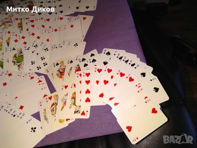 Колекционерски нови маркови малки карти 2х52бр Vintage 1960s Ferd. Piatnik & Sons Vienna Austria, снимка 5 - Карти за игра - 39457764