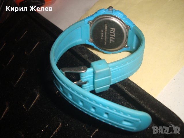 RITAL WR 50M QUARTZ МОДЕН МАРКОВ КВАРЦОВ ЧАСОВНИК РИТАЛ КАИШКА СИЛИКОНОВА 20643, снимка 2 - Мъжки - 32599503