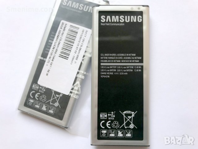 Батерия за Samsung Galaxy Note 4 N910, снимка 1 - Оригинални батерии - 27530245